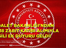 Adalet Bakanlığı 3618 Zabıt Katibi Alımı Hakkında Ek Duyuru Yayımladı