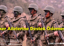 Asker Ailesine Destek Ödemesi 1100 TL: İşte Başvuru Detayları