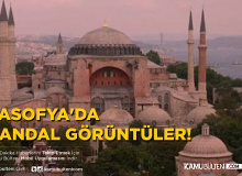 Ayasofya'da Skandal Görüntü: Tarihi Su Haznesi Ayakkabılık Olarak Kullanılıyor!