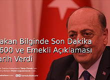 Bakan Bilginde Son Dakika 3600 ve Emekli Açıklaması Tarih Verdi