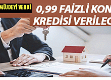 Erdoğan'dan 0,99 faizli konut kredisi müjdesi geldi