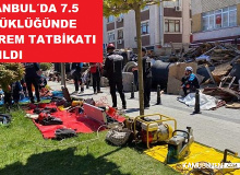 İstanbul´da Dev Deprem Tatbikatı Gerçekleştirildi!