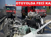 Kuzey Marmara Otoyolunda Feci Kaza: Anne Öldü, Baba ve Oğul Ağır Yaralı