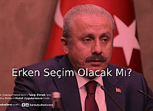 Meclis Başkanı Mustaf Şentop Erken Seçim İçin Net Konuştu