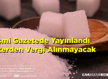 Resmi Gazete’de Yayımlandı! Şekerde Kontenjan Açıldı