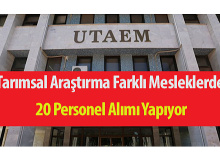 Tarımsal Araştırma Farklı Mesleklerde 20 Personel Alımı Yapacak