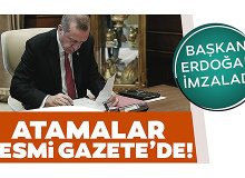 Bakanlıklarda Atama Kararları Yayımlandı