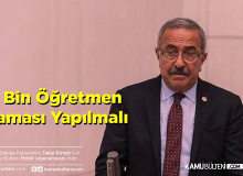 CHP Milletvekili Bakan Özer'e Seslendi;50 Bin Öğretmen Ataması Yapılmalı