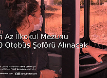 En Az İlkokul Mezunu 80 Daimi Şoför Alımı Yapılacak