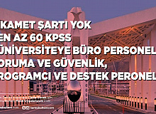 Erzincan Binali Yıldırım Üniversitesi En Az 60 KPSS ile 22 Personel Alımı