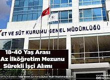 Et ve Süt Kurumu 18-40 Yaş Arası Sürekli İşçi Personel Alımı Başladı