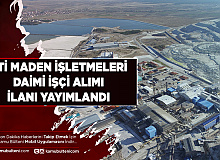 Eti Maden İşletmeleri Daimi İşçi Alımı İlanı Yayımladı