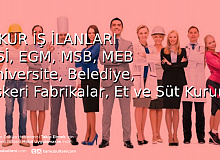 İşkur Duyurdu MSB Askeri Fabrikalar Emniyet Müdürlüğü MEB Et ve Süt Kurumu DSİ Üniversite ve Belediye Personel Alımı Yapacak