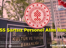 Kültür ve Turizm Bakanlığı KPSS Şartsız  Personel Alımı İlanı Yayımlandı