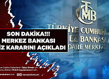 Merkez Bankası Faiz Kararını Açıkladı