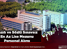 Muğla Sıtkı Koçman Üniversitesine Yazılı ve Sözlü Sınav Olmadan En Az Lise Mezunu Personel Alımı Yapıyor