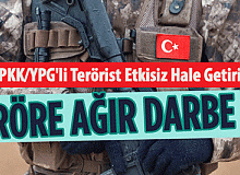 Terör Örgütüne Darbe! 16 PKK/YPG'li Terörist Etkisiz Hale Getirildi