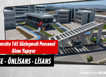 Üniversite Lise, Önlisans ve Lisans Mezunu 165 Sözleşmeli Personel Alımı Yapıyor