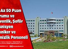 Üniversite 50 KPSS ile Koruma ve Güvenlik Görevlisi ile Şoför Teknisyen Tekniker ve Temizlik Personeli Alacak