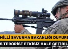 5 Terörist Etkisiz Hale Getirildi