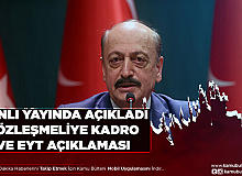 Bakan Bilgin Canlı Yayında Açıkladı Sözleşmeliye Kadro ve EYT