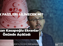 Bakan Kasapoğlu'na KYK Faizleri Silinecek Mi Diye Soruldu İşte Cevabı