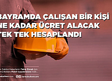 Bayramda Çalışana 1008’lira Ekstra Ödeme Yapılacak