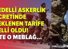 Bedelli Askerlik Ücreti 80 bin 64 Lira Oldu
