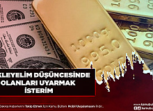 Bekleyelim Düşüncesinde Olanları Uyarmak İsterim Dedi ve Altın ile Döviz Tahminlerini Açıkladı