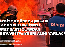 Belediye İkamet Şartı Olmadan En Az B Sınıfı Ehliyetli Zabıta Memuru ve İtfaiye Eri Alımı Yapıyor Kimler Başvuru Yapabilir Başvurular Ne Zaman Başlayacak