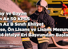 Büyükşehir Belediyesi En Az 50 KPSS ve En Az B Sınıfı Ehliyetli İtfaiyeci Alımı Başladı
