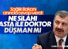 Doktorlara Silah İsteyen Sendikaya Sağlık Bakanından Cevap Geldi