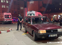 Hatay'da dehşet! Otomobili taradılar