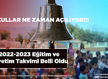 MEB 2022-2023 Eğitim Öğretim Takvimini Açıkladı Okullar Ne Zaman Açılıyor