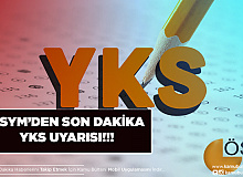 ÖSYM’den Son Dakika YKS Uyarısı Geldi