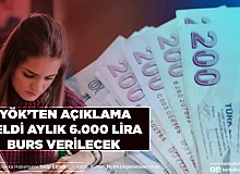 YÖK’ten Açıklama Geldi Aylık 6000 TL Burs Verilecek İşte Şartları