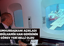 Cumhurbaşkanı Erdoğan Abdülhamid Han Gemisinin Görev Yerini Açıkladı