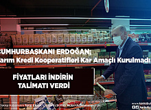 Cumhurbaşkanı Erdoğan Tarım Kredi Fiyatları İçin Kar Amaçlı Kurulmadı Dedi İndirin Talimatı Geldi