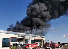 Konya’da Fabrikada Yangın Ankara Yolu Trafiğe Kapatıldı