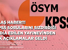 KPSS Sorularını Paylaştığı İddia Edilen Yayınevinden İlk Açıklama Geldi