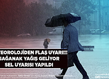 Meteoroloji’den Flaş Uyarı Sağanak Yağış Geliyor Sel İçin Uyarı Geldi