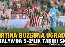 Son Şampiyon Trabzonspor 5 Golle Mağlup Oldu