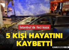 TEM'de Feci Kaza! Ağaca Çarpan Araç İçindeki 5 Kişi Can Verdi