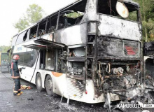TEM'de korkunç olay! 74 kişi yanmaktan son anda kurtuldu