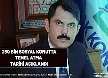 250 Bin Sosyal Konutta Temel Atma Tarihi Belli Oldu