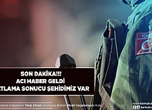 Acı Haber Geldi Patlama Sonucu Şehidimiz Var