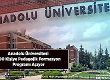 Anadolu Üniversitesi 1100 Kişiye Pedagojik Formasyon Programı Açıyor