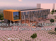 Atabey Belediyesi İŞKUR Üzerinden 9 Alanda 12 Kamu İşçisi Alıyor