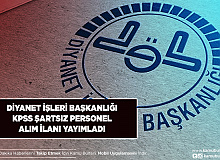 Diyanet İşleri Başkanlığı KPSS Şartsız Kamu Personeli Alım İlanı Yayımladı