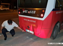 Düzce’de Halk minibüsüne silahlı saldırı